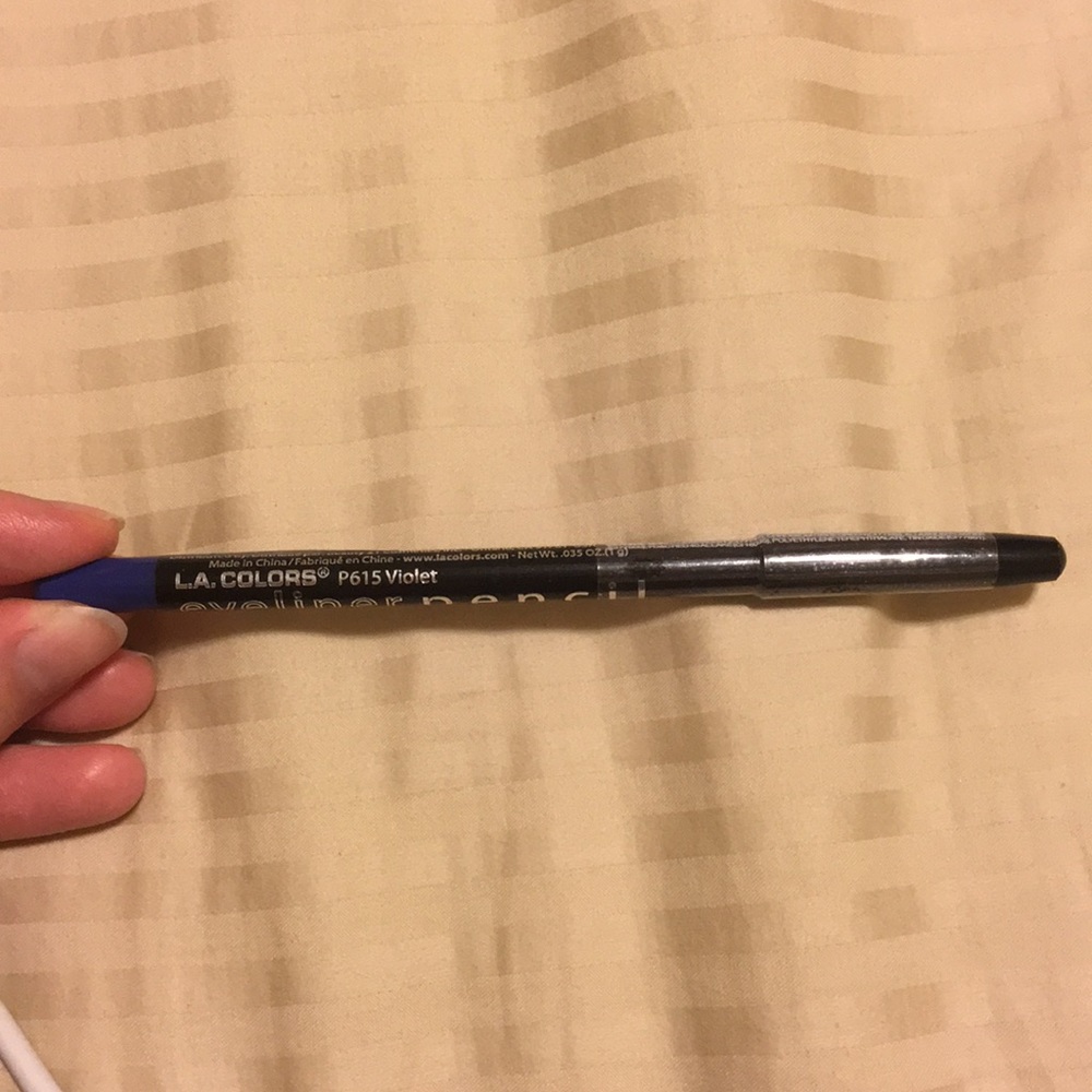 Blue eyeliner